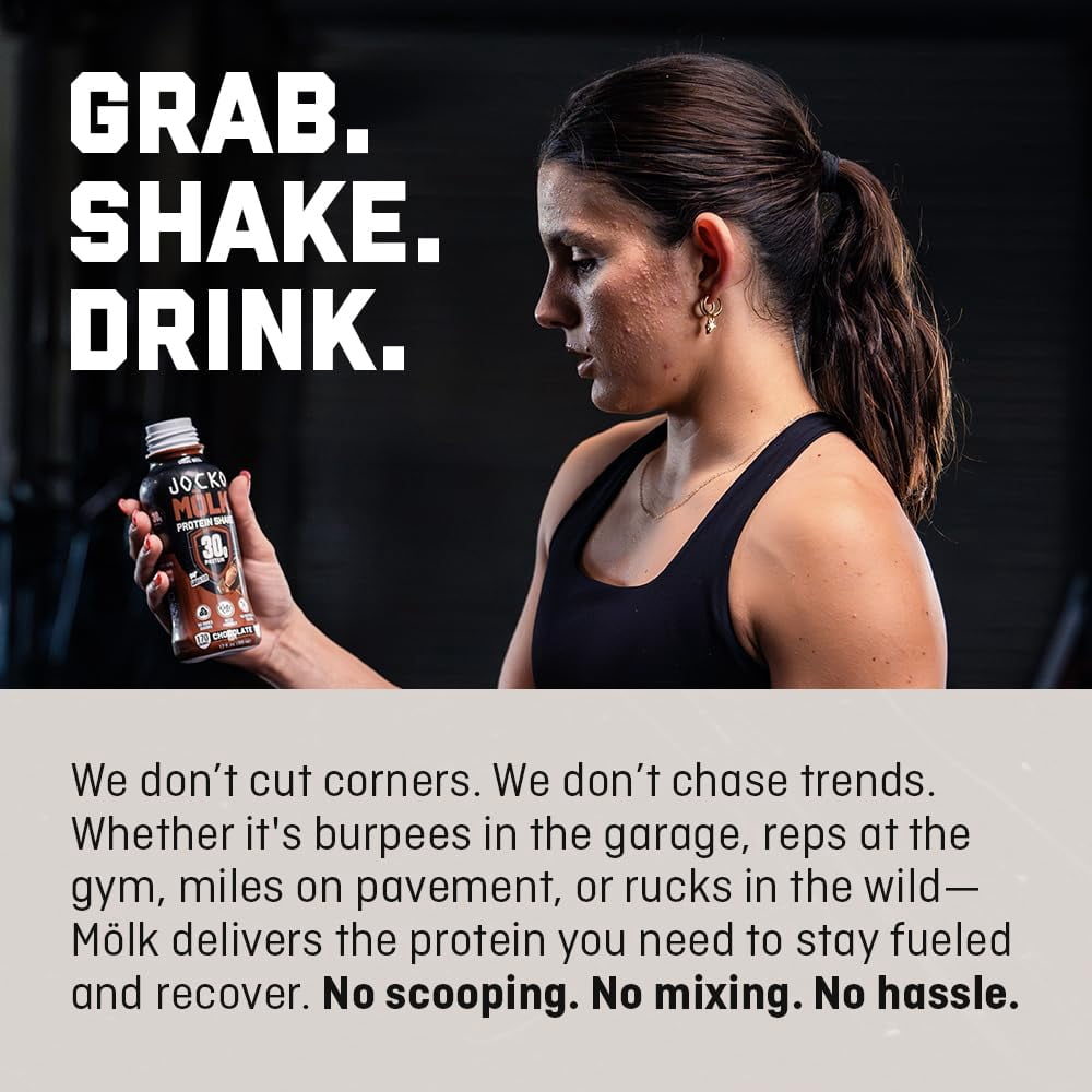 Jocko Fuel High Protein Shakes, Fruity Cereal, 12 fl oz, 12 Pack