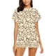 thumbnail image 1 of Pijama corto de mujer con estampado de herradura LKS302, 1 of 4