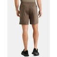 thumbnail image 3 of Athletic Works Men's and Big Men's Soft ButterCore Shorts, 6" & 8" Inseams, Sizes XS-5XL, 3 of 5