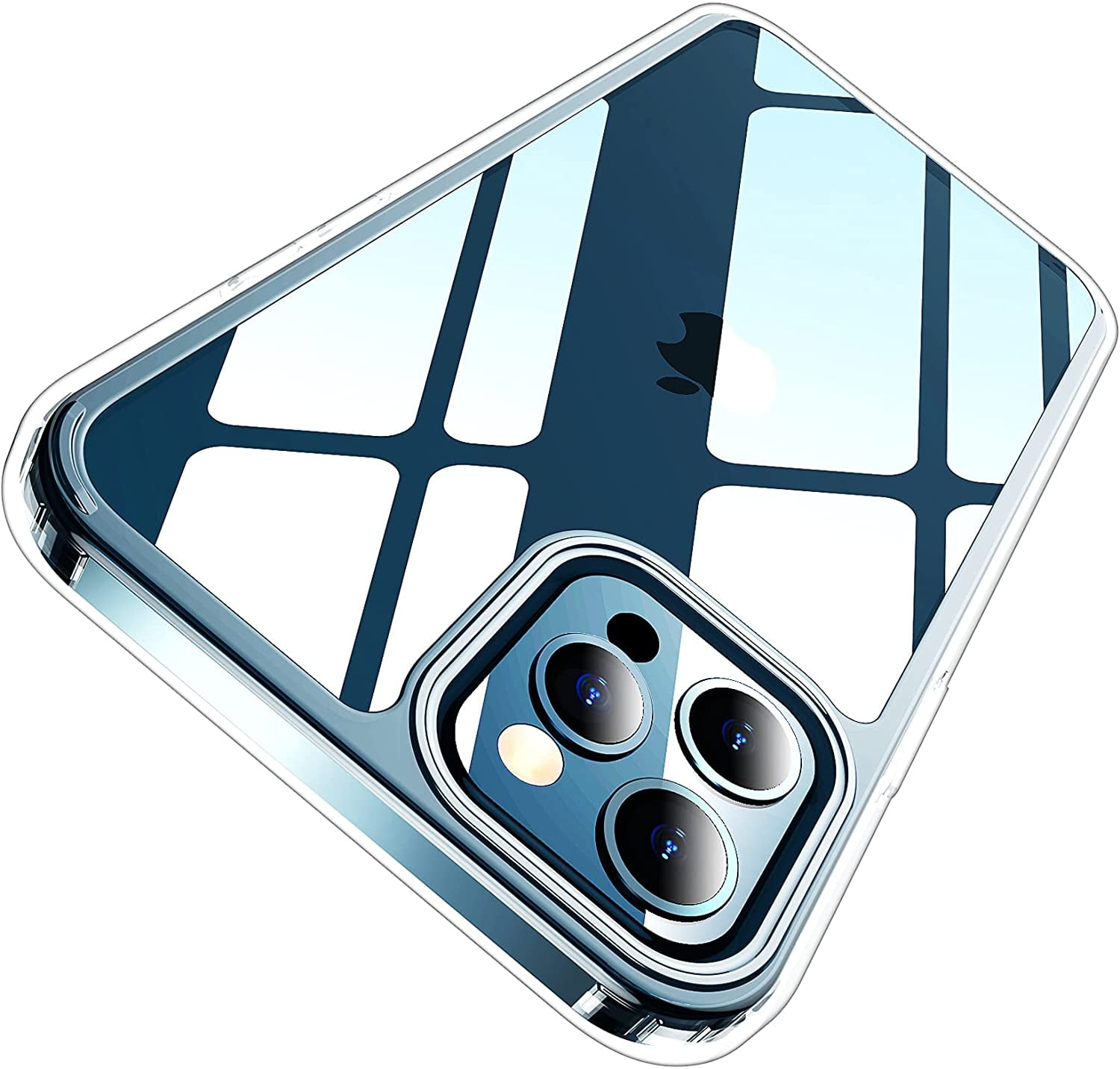 Crystal Clear Case Compatible with iPhone 12/12 Pro, NonYellowing