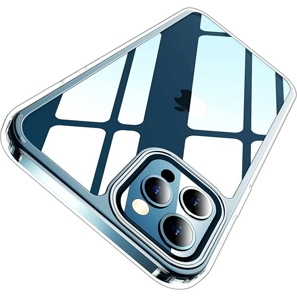 Crystal Clear Case Compatible with iPhone 12/12 Pro, NonYellowing