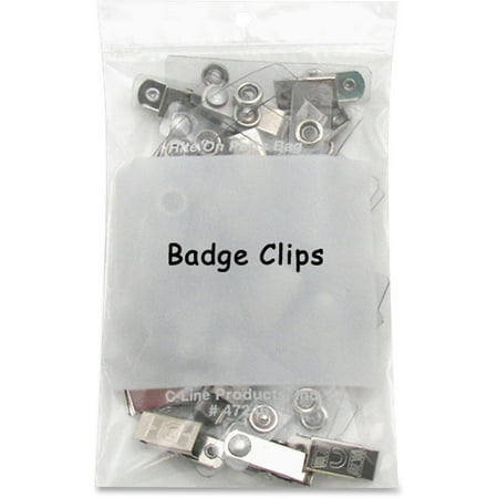 C-Line Recloseable 4 x 6 Small Parts Clear Poly with White ID Panel Bags, 1000 ct