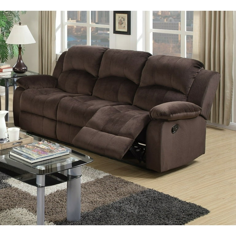 Suede loveseat recliner discount