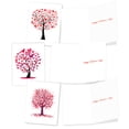 thumbnail image 5 of The Best Card Company 20 Assorted Valentine's Day Notes Set 4x5.12 w/ Envelopes, 10x2 Designs, For Men, Women, Love Trees AM3185VDG-B2x10, 5 of 8