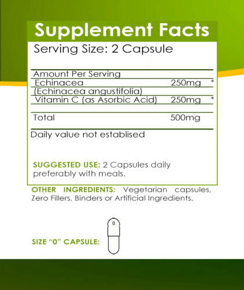 Pure Organic Echinacea + Vitamin C - Immune Defense
