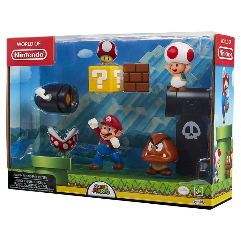 Super Mario 2.5 inch Action Collectible Playset - Iconic