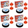 thumbnail image 1 of YWIYIUD 4 Ensembles Jouets de Rondelle Aérienne Portatifs et Pratiques 9.45x2.36x6.3inch Nouveauté et Réutilisables Disque Aérien Jouets de Table Adaptés aux Ados Adultes Jeu Interactif Familial, 1 of 8