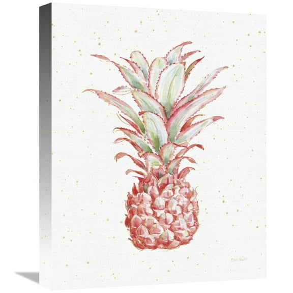 Global Gallery's 'Gracefully Pink XII' By Lisa Audit Stretched Canvas Wall Art