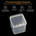 thumbnail image 3 of Transparent plastic box with lid for storage, 35*35*35mm, 8 pieces, 3 of 5