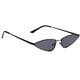 thumbnail image 1 of de sol unisex con marco mini de sol 400 Marco negro Lente gris Hugo Gafas de sol de mujer de moda, 1 of 5
