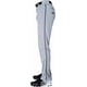 thumbnail image 2 of Pantalones de béisbol Rawlings para niños, ribeteados, gris/negro, talla S, 2 of 5