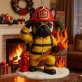 thumbnail image 2 of 2025 Firefighter Christmas Statue Decorations, Figurine Home Tabletop Decorations,Festive Firefighter Ornaments for Decorating Christmas Trees,Gifting to Firefighters, Colleagues or Loved Ones,E, 2 of 9
