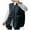 Black Puffer Vests, variant on UTSJKR Women's Puffer Vests Winter Warm Sleeveless Jacket Outwear with Pockets Zipper Button Closure Fashion Solid Color Thick Cozy Loose Fit Vests Coat Khaki L