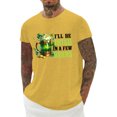 thumbnail image 7 of Ankishi Mens St Patricks Day T Shirts I'll Be Irish in A Few Beers Crewneck Casual T Shirt Trendy Tops for Leisure, 7 of 7