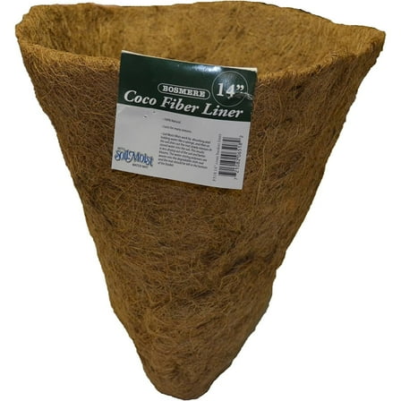 Bosmere Replacement Coco Fiber Basket Liner for 14-Inch Cone Baskets
