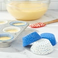 thumbnail image 2 of Great Value Cupcake Liners, Blue & White Polka Dots, 75 Count, 2 of 7