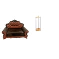 thumbnail image 1 of HILABEE Miniature Sofa Couch Chair Model DIY Accessory and Straw Dispenser Holder Reusable Organizer for Room Landscape and Makeup Brushes Decorations, 1 of 7