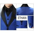 thumbnail image 6 of ETHAN Trajes Para NiñOs Elegantes for Teens 3 Piece Slim Fit Suit for Prom Young Boys Suit Size 16, 6 of 7
