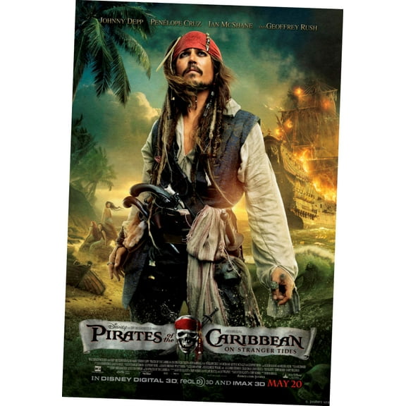 Pirates Of The Caribbean On Stranger Tides Mini Poster 11inx17in 11x17 poster