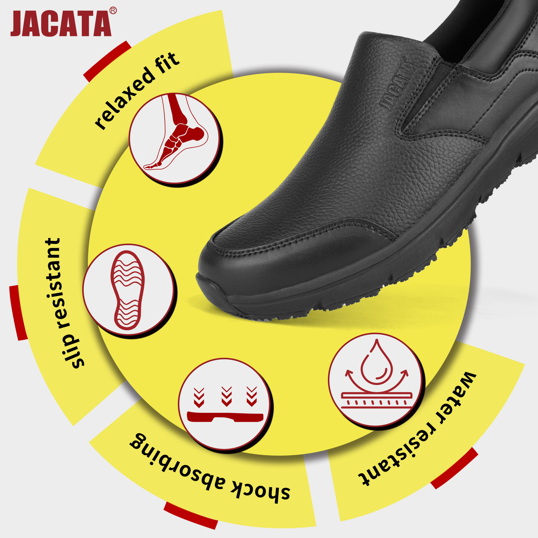 Jacata Women's Non-Slip Work Shoe photo 3