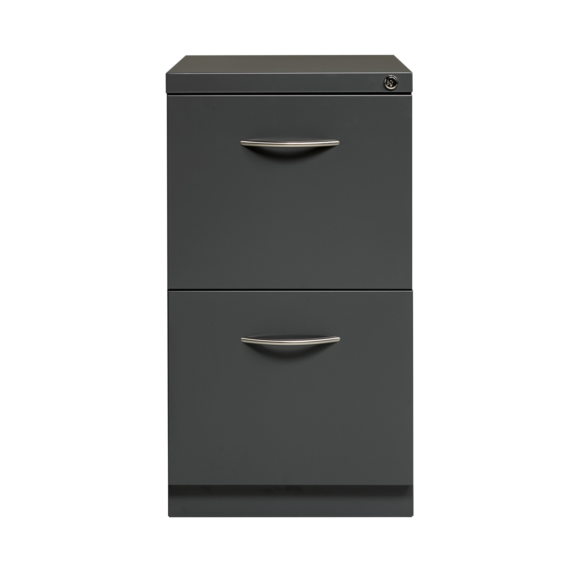 Hirsh 23" Deep Mobile Pedestal File Cabinet 2 Drawer File-File, Letter Width, Charcoal - image 3 of 6