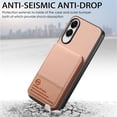 thumbnail image 4 of For Samsung Galaxy S25 Edge Wallet Phone Case,Twill Pattern Design,With Card Slots,Flip Premium PU Leather Magnetic Closure Kickstand Heavy Duty Protective Shockproof Rugged Phone Case,Pink, 4 of 9