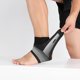 thumbnail image 4 of Dinheiro 2 tobilleras de compresión transpirable para hombres y mujeres, funda elástica para esguince de pie para protección deportiva, 4 of 6