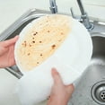 thumbnail image 2 of 6 x Organic Dish Washing Cloths Kitchen Tea Towel White Dish cloth, 2 of 11