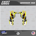 thumbnail image 2 of Kalair GFX Graphics Kit for Yamaha WARRIOR 350 (All Years) Swift Series, 2 of 5