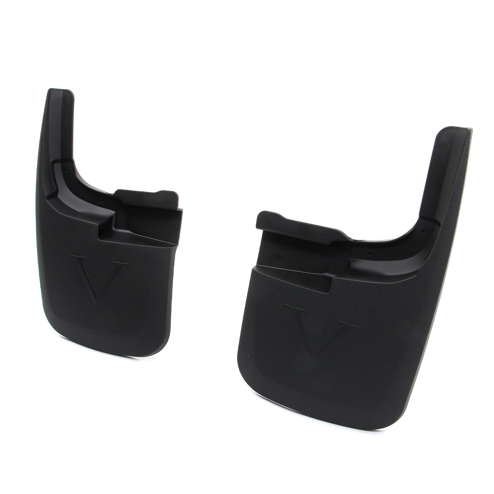 Ikon Motorsports Mud Flaps Splash Guards Fits 2017-2026 Ford F-250 F-350 Super Duty W/o Fender Flares, Textured Black PP Front Rear Side Mudflaps 4PCS