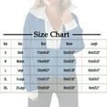 thumbnail image 3 of Color Block Blosues for Women’s Lapel Long Sleeve Pullover Sweater Blouse Drawstring Adjustable Hem Tops Spring Outfits 2025 Pullover Fall Winter Clothes for Women, 3 of 7