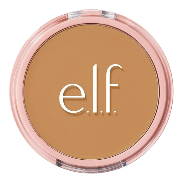 Filtro de polvo Finishing Powder e.l.f. Halo Glow, medio cálido