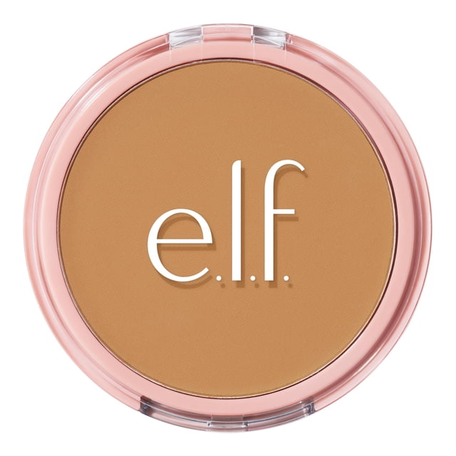 Filtro de polvo Finishing Powder e.l.f. Halo Glow, medio cálido