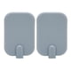 thumbnail image 1 of Almohadillas de electrodos calefactores, parches de electrodos de fisioterapia de espuma absorbente, cuidado de la salud, 2 uds., 1 of 8