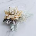 thumbnail image 2 of Rosas Boda Invitado Broche Flor Muñeca Para Banquete De Boda Y Banquete - Flor de la mano Sunnimix Ramillete de ramo de novia, 2 of 8