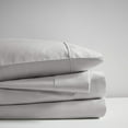 thumbnail image 3 of Madison Park 4-Piece 600 Thread Count Pima Cotton Sheet Set, Cal King - Light Grey, 3 of 5