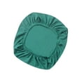 thumbnail image 1 of Housses de Siège de Chaise de Bureau Élastiques Housse Extensible Vert Foncé, 1 of 8