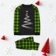 thumbnail image 1 of Pijama familiar europeo con estampado navideño de moda, traje para padres e hijos, blusa y pantalones de poliéster para mujer, 1 of 3