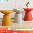 thumbnail image 2 of K-star-mesa de centro para el hogar, sala de estar, Circular de plástico, Color macarrón, tamaño pequeño, mesa auxiliar, balcón, moderna y sencilla, 2024, 2 of 4