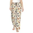 thumbnail image 2 of Goofa Funny Chicken Printed Soft Pajama Pants for Women, Wide Leg Comfy Casual Lounge Yoga Pants-Small, 2 of 9