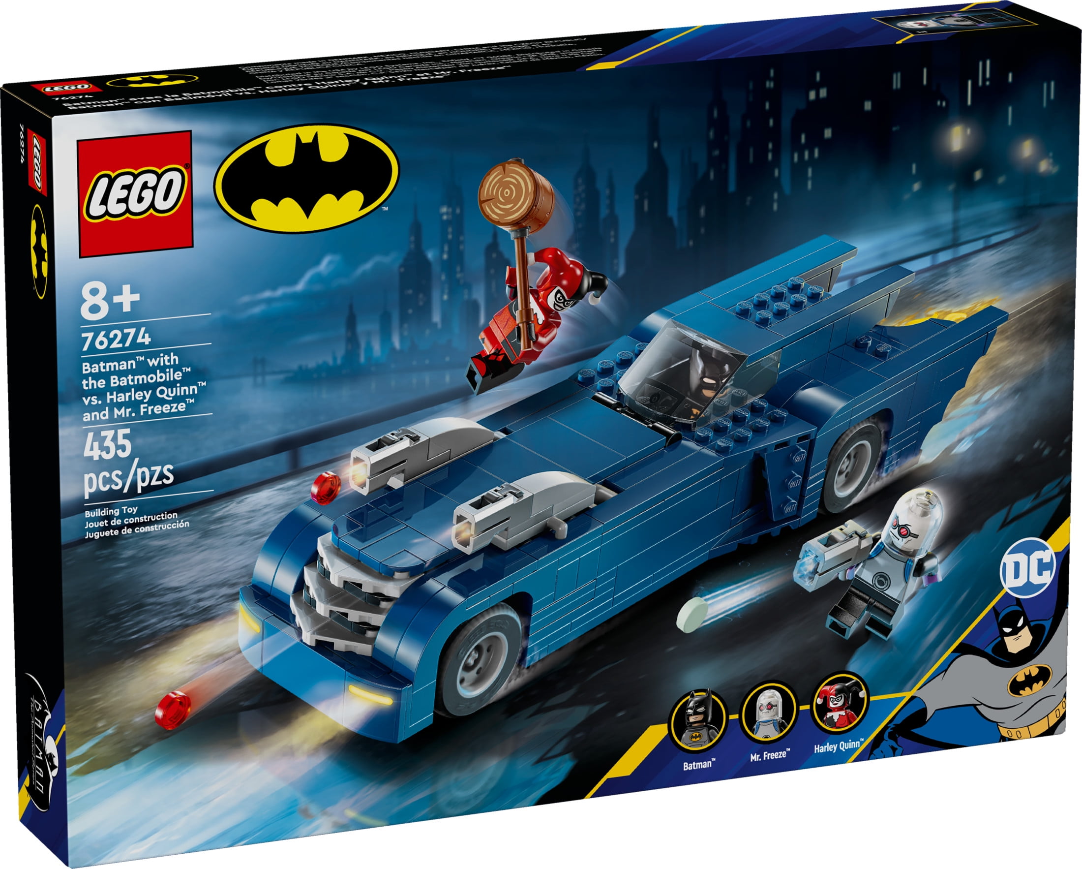 LEGO DC Batman: Batman with the Batmobile vs. Harley Quinn & Mr LEGO DC Batman: Batman with the Batmobile vs. Harley Quinn & Mr