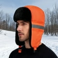 thumbnail image 6 of Windproof Thermal Ear Cover Hat Night Visibility Design Machine Washable Winter Accessory, 6 of 7