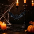 thumbnail image 6 of Realistic Black Bats Ornament Plastic Bats Wall Mount Decor Spooky Halloween Decor For Front Door Window Wall Porch Party Layout, 6 of 6