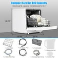 thumbnail image 7 of Portable Countertop Dishwashers, 6 Washing Programs, Compact Dishwashers with 5L Water Tank for Small Apartments, 7 of 7