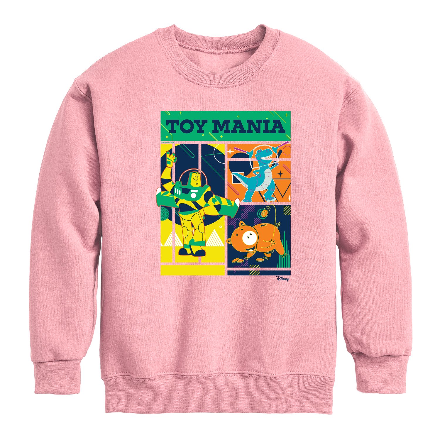 Disney - Toy Mania Graphic Long Sleeve Fleece Sweatshirt