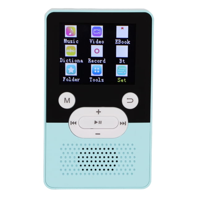 Reproductor de música, reproductor MP4 T9 Reproductor de 1,8 M con funcionalidad inteligente Bluetooth