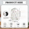 thumbnail image 4 of HELLHERO Flower Kitchen Accessories Lightweight Kitchen Counter Spill-Proof Washable Kitchen Blender Dust Covers with Top Handle, 4 of 4