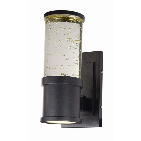 -20W 2 Led Outdoor Wall Mount-5 Inches Wide By 11 Inches High-Galaxy Black Finish Maxim Lighting 53685Clgbk