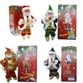 thumbnail image 4 of pitrice Electric Climbing Santa Doll Battery-Powered Holiday Figurine For Tree Decoration Santa Claus Musical Climbing Rope red, 4 of 6