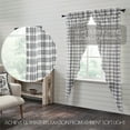 thumbnail image 4 of VHC Brands Sawyer Mill Plaid Prairie Long Panel, Black, 84x36x18, Set of 2, 4 of 6